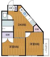 物件の間取り画像