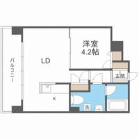 レオーネ中島公園の間取り