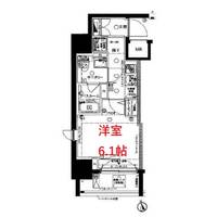 東京都品川区南大井5(マンション)の賃貸物件の間取り