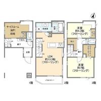埼玉県川口市鳩ヶ谷本町1(一戸建)の賃貸物件の間取り
