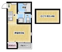 GH栄町通アパートメントの間取り
