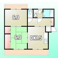 東京都八王子市西寺方町(マンション)の賃貸物件の間取り