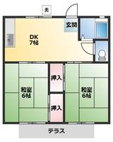 サンハイツの間取り