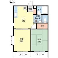 ハイツグリーンIIの間取り