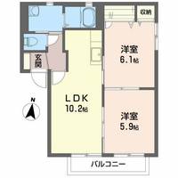 サンパティオAの間取り