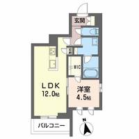 広島県呉市本通5(アパート)の賃貸物件の間取り