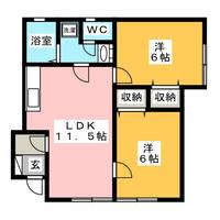 グリーンハイムYの間取り