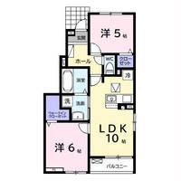 仮称 蔵波アパート1の間取り