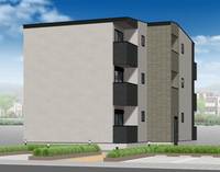 T s岡上の町の外観