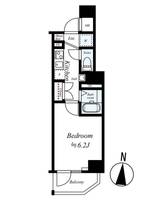 ヴァローレスパジオ清澄白河の間取り