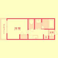 大阪府大阪市此花区春日出南1(アパート)の賃貸物件の間取り