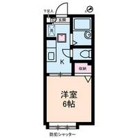 東京都新宿区早稲田南町(アパート)の賃貸物件の間取り