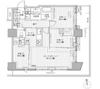 グランリビオ高輪三丁目の間取り