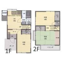 神奈川県中郡二宮町二宮(一戸建)の賃貸物件の間取り
