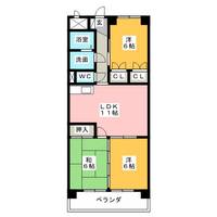 メゾンブローニュ 8の間取り