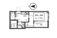 埼玉県上尾市愛宕2(アパート)の賃貸物件の間取り