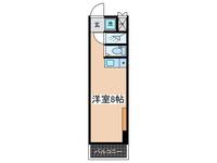 広島県広島市中区加古町(マンション)の賃貸物件の間取り