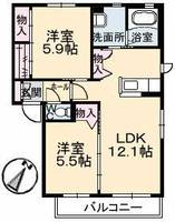 物件の間取り画像