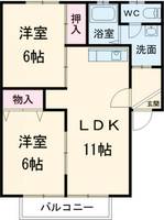 物件の間取り画像