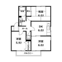セジュールMC棟の間取り