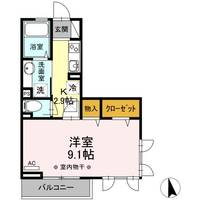 神奈川県相模原市中央区相模原1(アパート)の賃貸物件の間取り