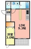 愛知県名古屋市北区生駒町1(アパート)の賃貸物件の間取り