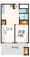 神奈川県川崎市多摩区菅2(マンション)の賃貸物件の間取り
