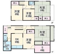 神奈川県横須賀市馬堀町2(一戸建)の賃貸物件の間取り