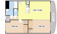 滋賀県高島市安曇川町中央3(マンション)の賃貸物件の間取り
