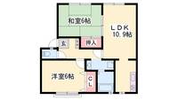 兵庫県姫路市砥堀(アパート)の賃貸物件の間取り