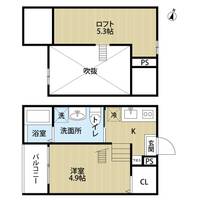 愛知県名古屋市南区西田町3(アパート)の賃貸物件の間取り