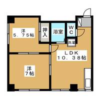 東京都中野区弥生町3(マンション)の賃貸物件の間取り
