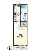 千葉県市川市湊(アパート)の賃貸物件の間取り