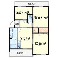 モダンアパートメント高槻城南の間取り