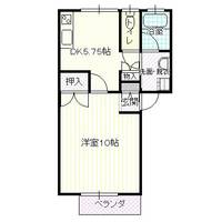 長野県長野市小島田町(アパート)の賃貸物件の間取り