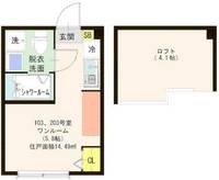 東京都足立区柳原1(アパート)の賃貸物件の間取り