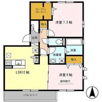 Garden館下 Westの間取り