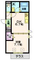 東京都品川区西品川2(マンション)の賃貸物件の間取り