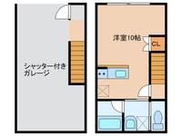 愛知県岡崎市赤渋町字田中(一戸建)の賃貸物件の間取り