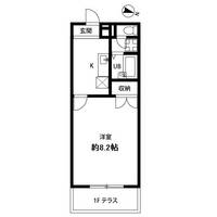 東京都八王子市大和田町1(マンション)の賃貸物件の間取り