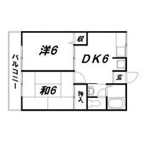 静岡県浜松市中央区法枝町(アパート)の賃貸物件の間取り