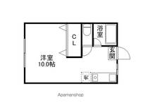 福岡県福岡市南区野間1(マンション)の賃貸物件の間取り