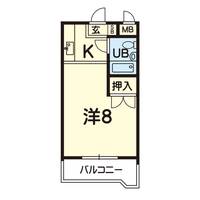 シャルム熊本No.1の間取り