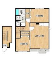 グラスアリーバA棟の間取り