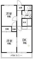 静岡県浜松市中央区上島4(マンション)の賃貸物件の間取り