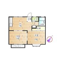 ベルメゾン夏目の間取り