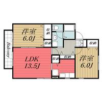 千葉県市原市岩崎1(アパート)の賃貸物件の間取り