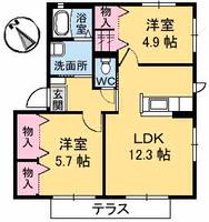 物件の間取り画像