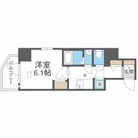 エスリード天王寺ブランシェの間取り