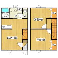 スーパーハイム西富Bの間取り